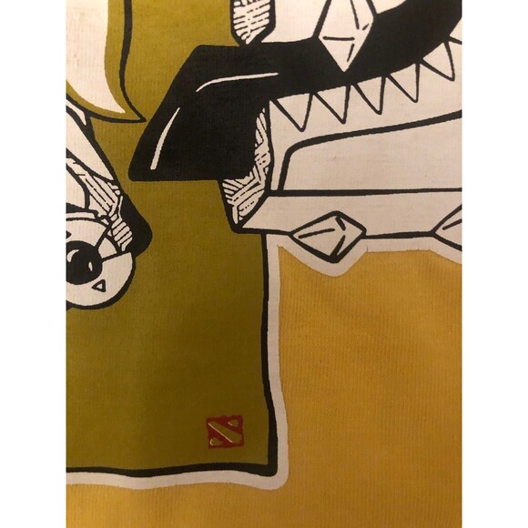 Dota 2 Long Sleeve Lg Yellow T Shirt DawnBreaker Solar Guardian Made in Serbia - Picture 10 of 11